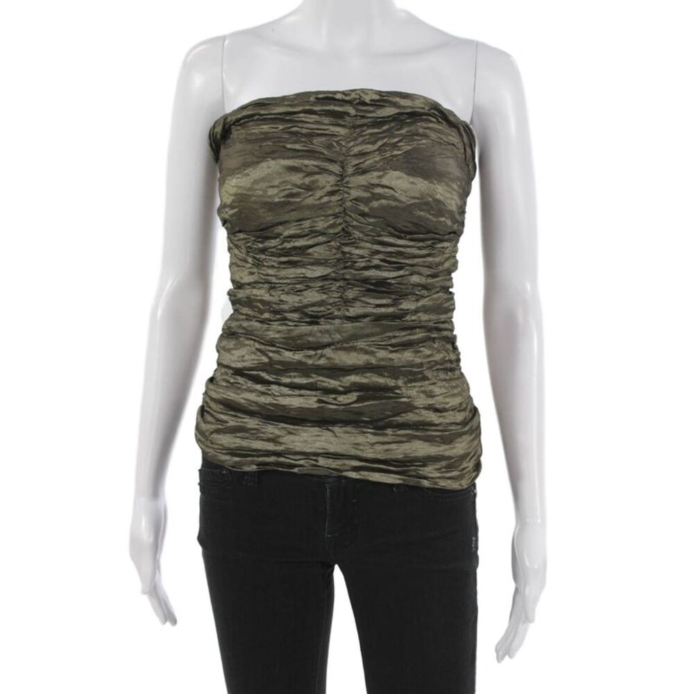Nicole Miller Collection Women Tube Top Sleeveless Viscose Blend Size 8